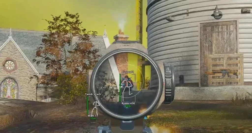 Wallhack outlines for enemy operators and squads
